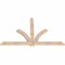 Ekena Millwork Redmond Smooth Timber Gable Bracket, Douglas Fir, 60"W x 38"H x 1 1/2"D x 3 1/2"F, 15/12 Pitch GBW060X38X0204RED00SDF - alternate 5